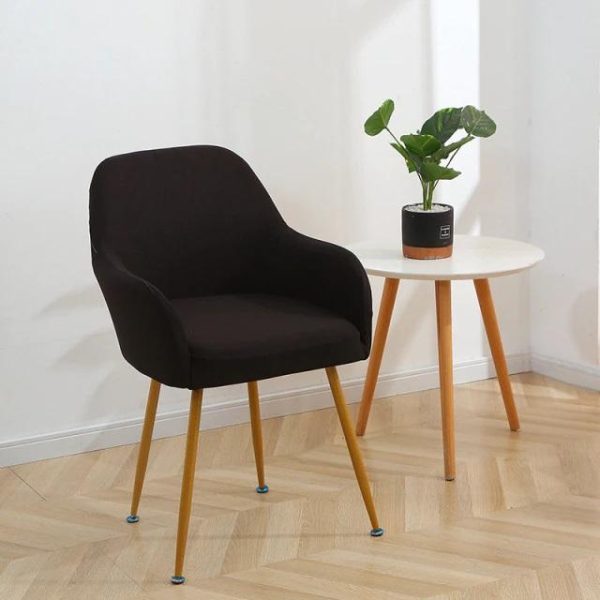 housse de chaise design scandinave noir