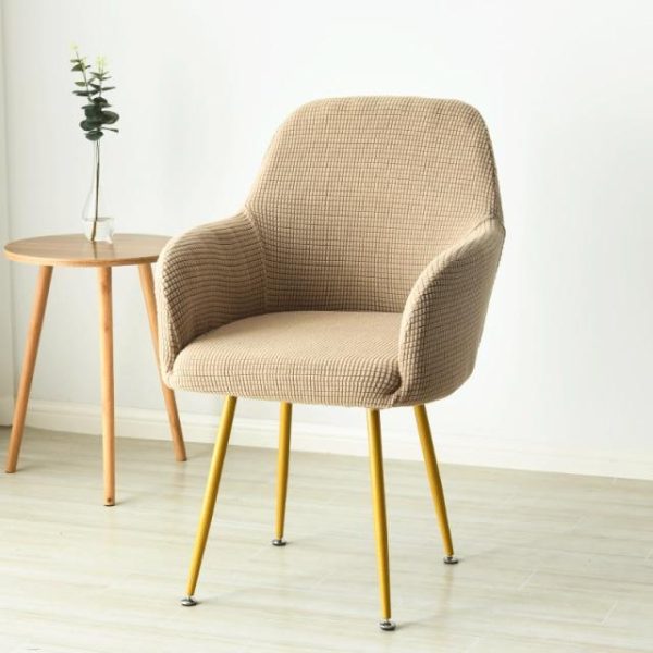 housse de chaise scandinave beige élégante