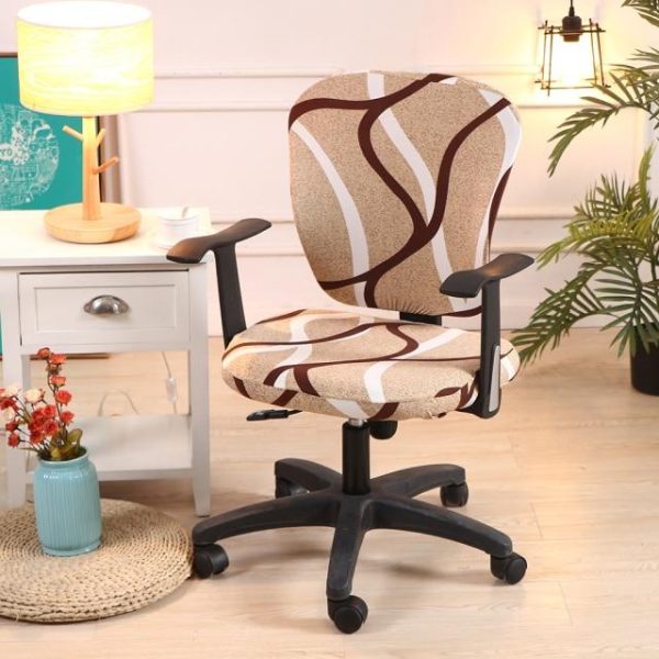 housse de chaise de bureau retro