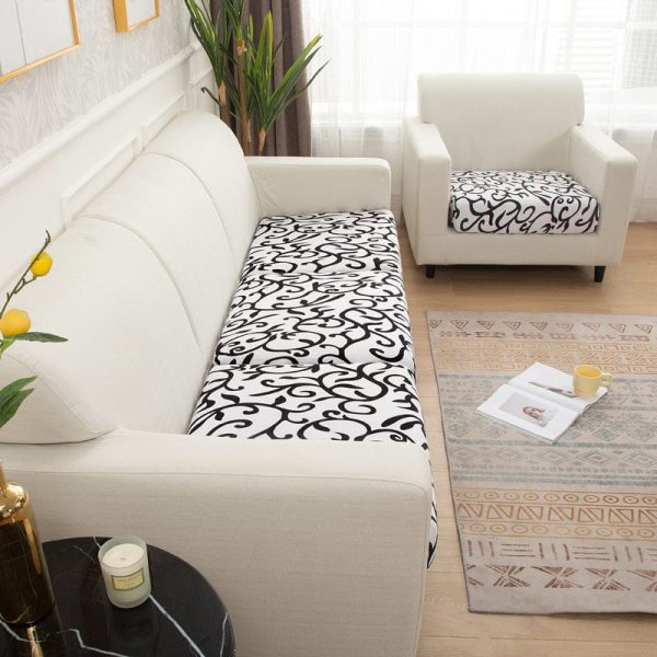 housse blanche pour coussin de canapé
