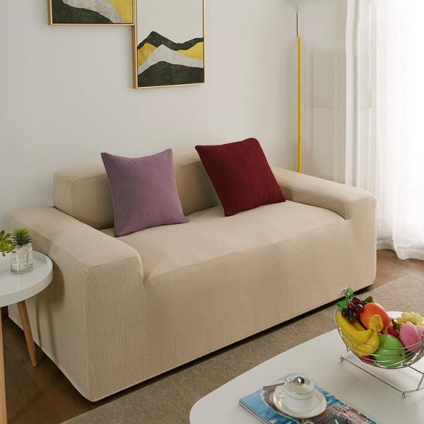housse beige protectrice