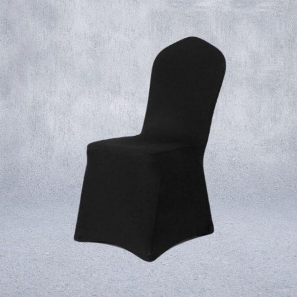housse de chaise mariage noir