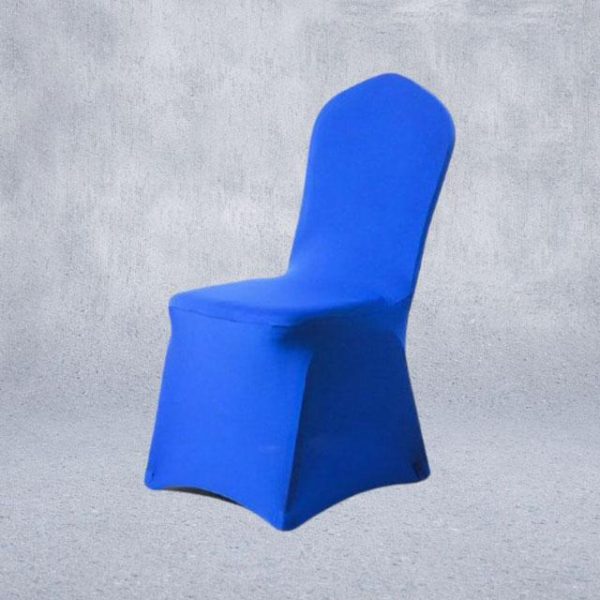housse de chaise de mariage bleu