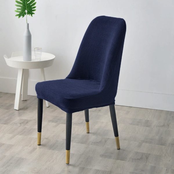 housse de chaise scandinave bleu marine