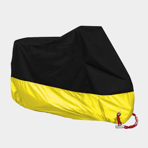 housse extérieure moto moktra noir et jaune