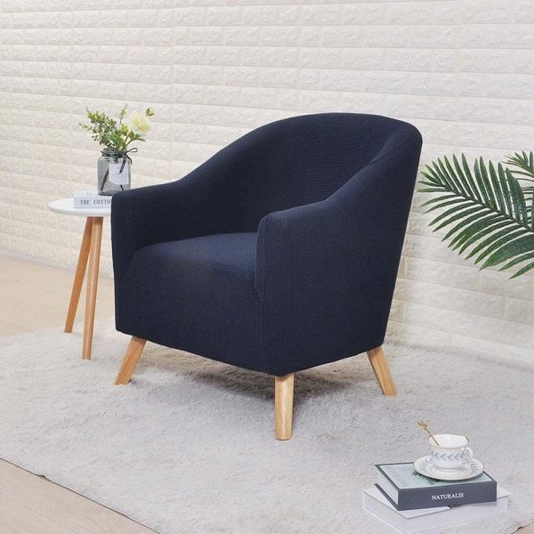 housse de fauteuil cabriolet bleu marine