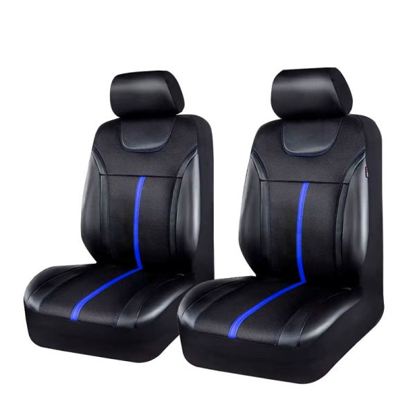 housse universelle siège auto noire et bleue